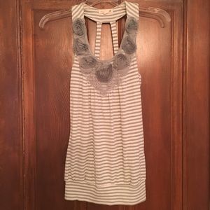 Striped Green Tank Top